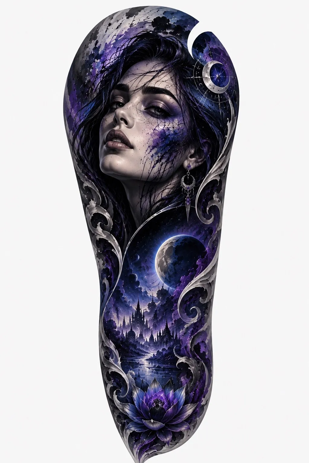 Violet Eclipse, original LS tattoo concept